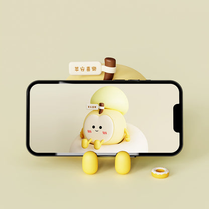 Lampa de Veghe din Silicon, Design Modern, Lumina Reglabila, Creaza o Atmosfera Relaxanta, Un Vis intr-o Lumina Calda - Marul Magic