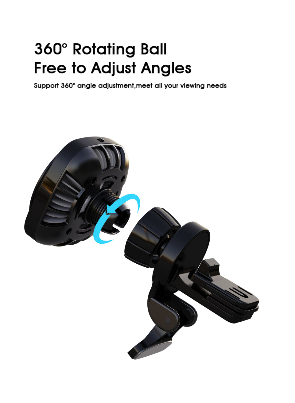 Suport Telefon cu Racire pentru Masina - Incarcator Wireless RGB 15W