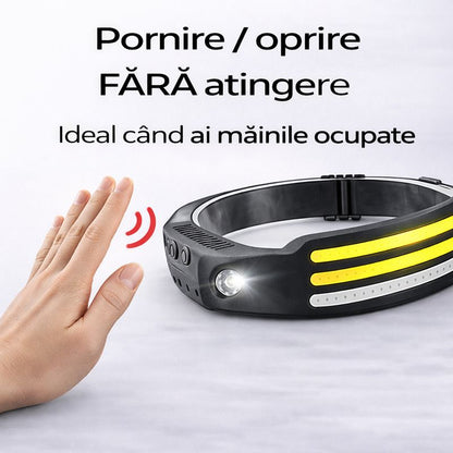 Lampa frontala LED COB