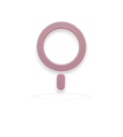 Inel magnetic MagSafe - Alb, Negru, Albastru, Roz.